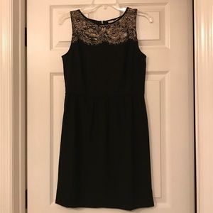 Loft size 4 Black/gold dress